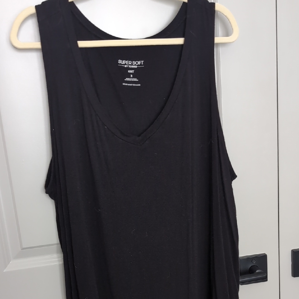 Torrid Black Sleeveless Top